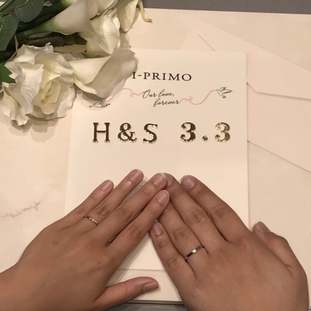 【アイプリモ(I-PRIMO)の口コミ】 発売したばかりの新作リング「ユリシーズ」を選びました。
指輪の決め手は…