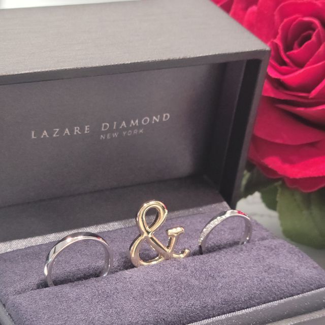【ラザール ダイヤモンド(LAZARE DIAMOND)の口コミ】 とにかくデザインにこだわって決めました。お互いに好きなデザインであり…