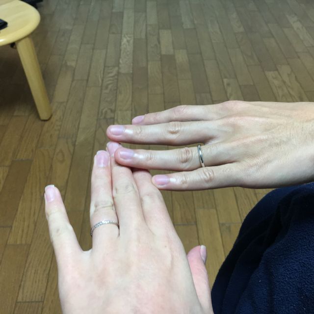 【Galopine & Galopin(ガロピーネガロパン)の口コミ】 婚約指輪を購入しなかったので、その分結婚指輪をずっと付けれる素敵なデ…