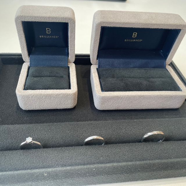 【BRILLIANCE+(ブリリアンスプラス)の口コミ】 どんな指輪がいいかのイメージも持てていませんでしたが、色々と候補を提…