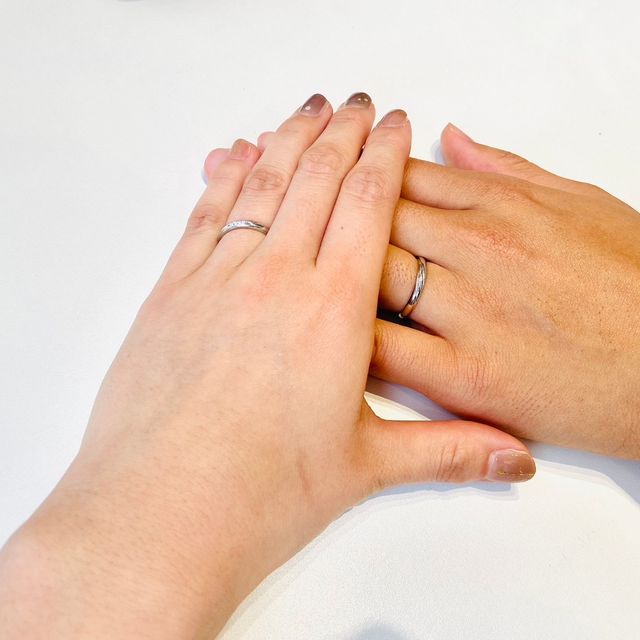 【BRILLIANCE+(ブリリアンスプラス)の口コミ】 どんな指輪がいいかのイメージも持てていませんでしたが、色々と候補を提…