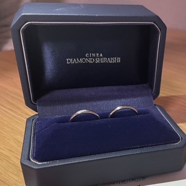 【銀座ダイヤモンドシライシの口コミ】 もともとシンプルなものがよく、色々とネットで調べた中で、好みのデザイ…
