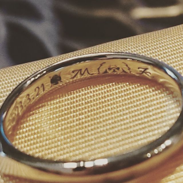 【ケイウノ ブライダル(K.UNO BRIDAL)の口コミ】 指輪のデザインが豊富で、夫婦それぞれ、自分の指にあうデザインを選ぶこ…