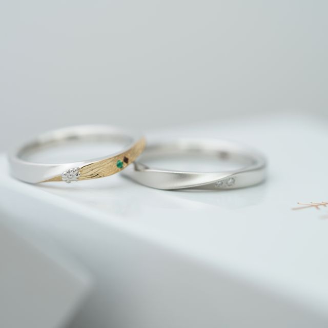 【THREE TREES(スリーツリーズ)の口コミ】 結婚指輪は手作りすると前から決めていました。いろんな工房のHPやインス…