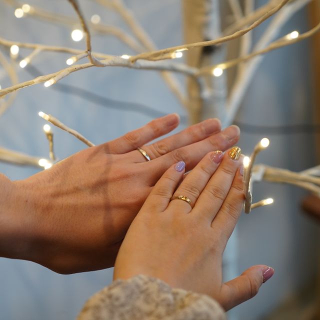 【THREE TREES(スリーツリーズ)の口コミ】 結婚指輪は手作りすると前から決めていました。いろんな工房のHPやインス…