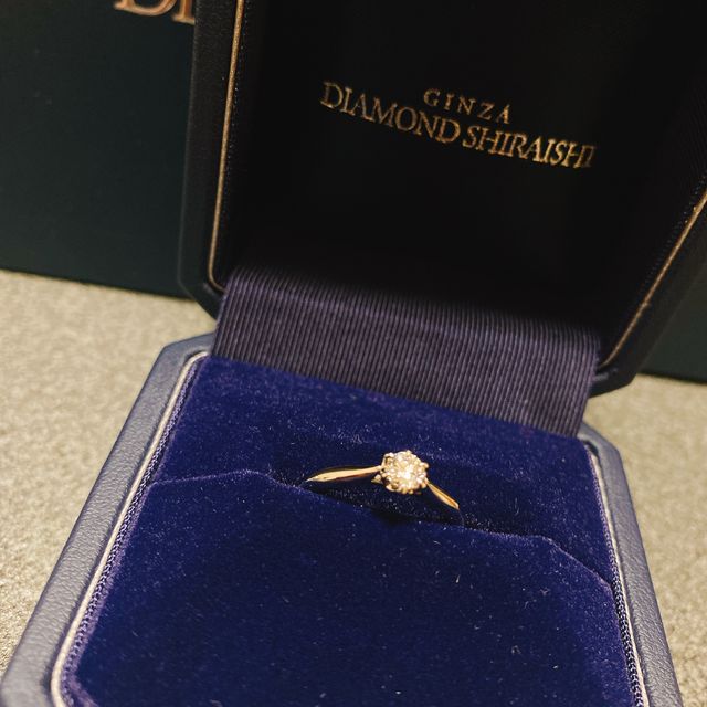 【銀座ダイヤモンドシライシの口コミ】 普段付けていても、あまり主張しすぎないシンプルめなデザインを探してい…