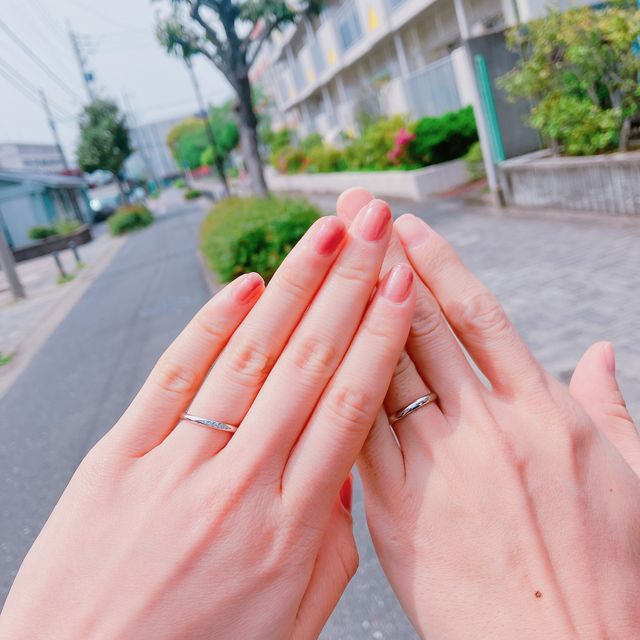 【銀座ダイヤモンドシライシの口コミ】 シンプルなデザインで歳をとっても長くはめていられそうだなと思ったから…