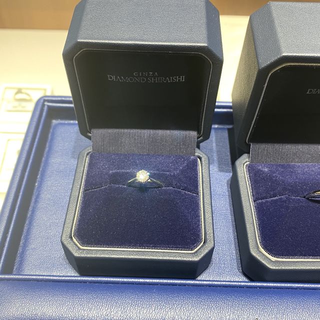 【銀座ダイヤモンドシライシの口コミ】 彼が友人に指輪のおすすめを教わったそうです。銀座ダイヤモンドシライシ…