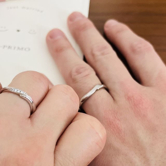 【アイプリモ(I-PRIMO)の口コミ】 色々な指輪を2人で着用してみた中でノクターナルが気になり…2人悩…