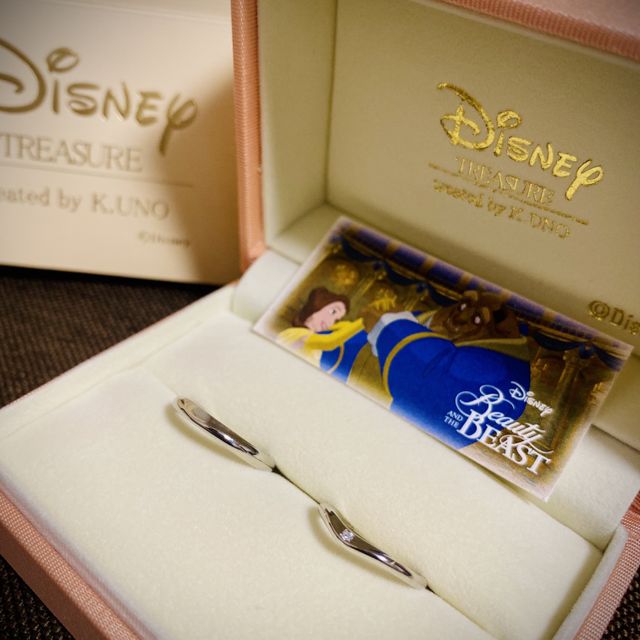 【ケイウノ ブライダル(K.UNO BRIDAL)の口コミ】 ディズニーだけど、言われないとディズニーだと気づかない、シンプルなデ…