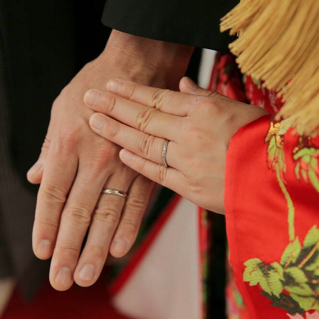 【銀座ダイヤモンドシライシの口コミ】 デザインやパートナーの分も含めた価格帯
パートナーの指輪と似たフォルム…