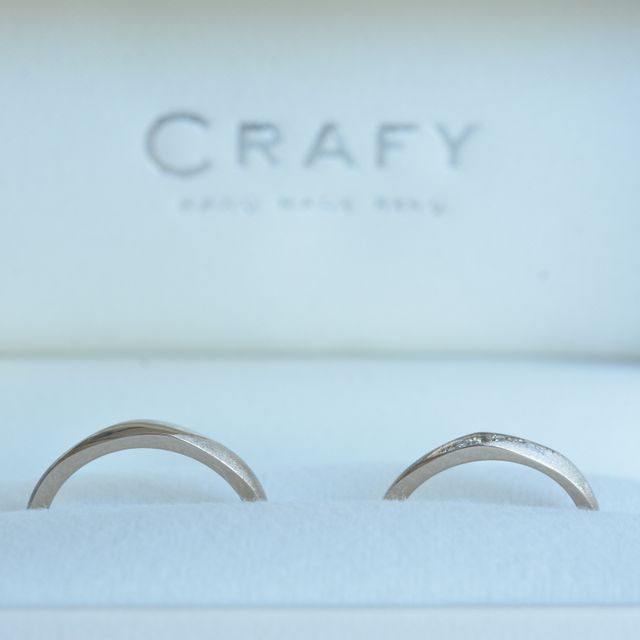 【CRAFY(クラフィ)の口コミ】 自分自身で指輪のデザインができ、1つしかないものにできるためハンドメイ…