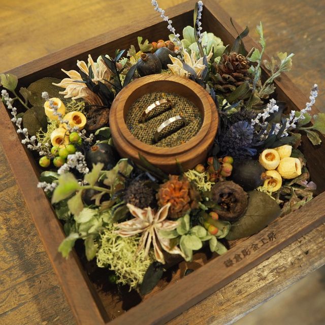 【鎌倉彫金工房の口コミ】 ふたりともブランドや高級品にはこだわりがなく、それなら手作りにしたい…