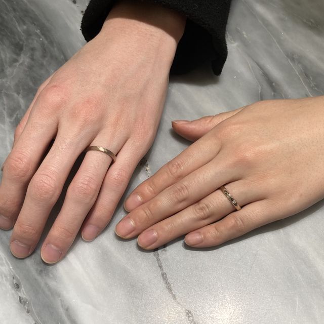 【SIENAROSE(シエナロゼ)の口コミ】 他にはないプラチナとゴールドを掛け合わせたロゼチナの色味に惹かれまし…