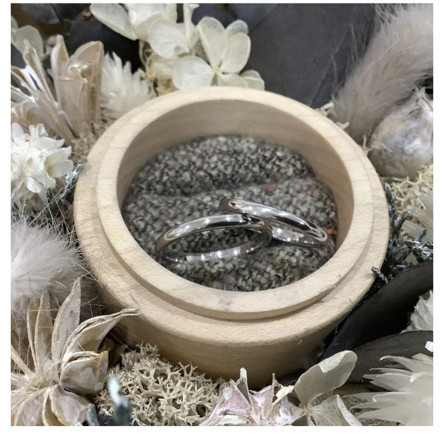 【鎌倉彫金工房の口コミ】 とにかくシンプルなものを求めて結婚指輪を探していたが、なかなかピンと…