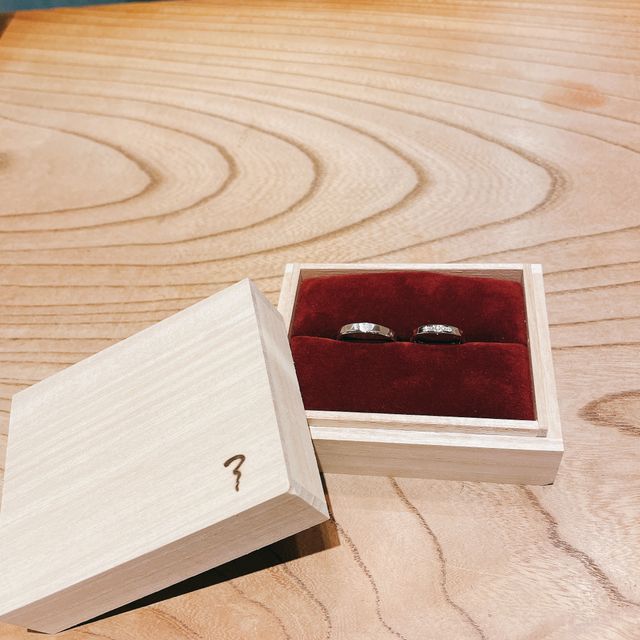 【ichi(イチ)の口コミ】 指輪のデザインは自分たちで作成いたしました。担当の方と話していくうち…