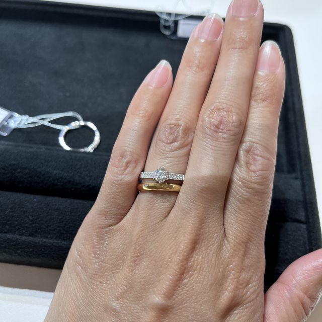 【BRILLIANCE+(ブリリアンスプラス)の口コミ】 ダイヤモンドプロポーズをしてもらい、デザインを後から一緒に決めに行き…