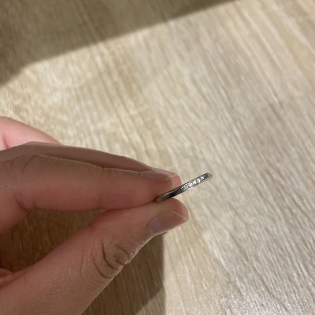 【アイプリモ(I-PRIMO)の口コミ】 デザインがきれいで2人でつけていてお揃いの感じがわかるものだったのが1…