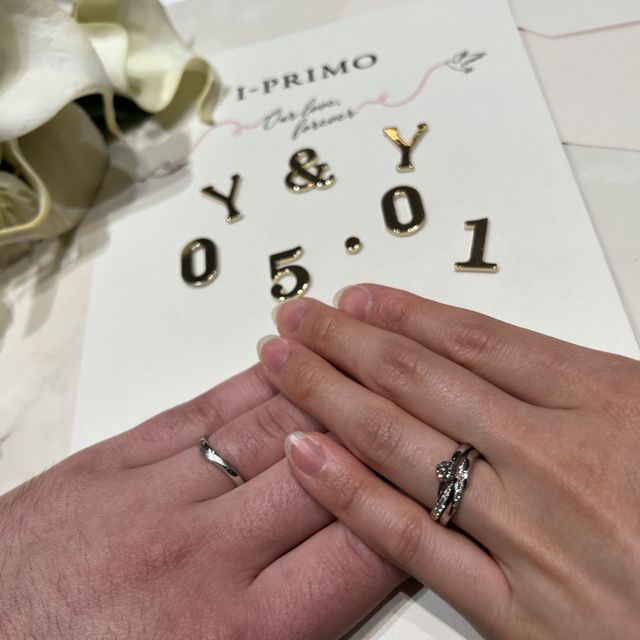 【アイプリモ(I-PRIMO)の口コミ】 指輪は、2人が家族であるという印にもなるので、常に着けていたいという気…