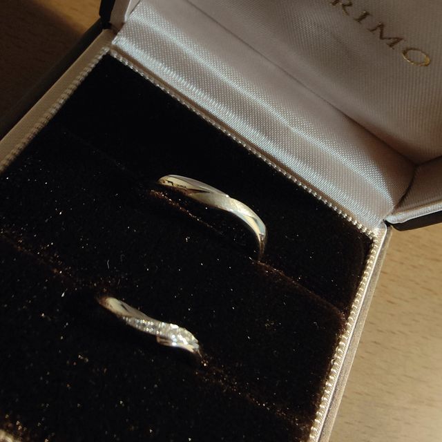 【アイプリモ(I-PRIMO)の口コミ】 パーソナルハンド診断を行ってもらい2人とも同じ種類の指輪が似合うとのこ…