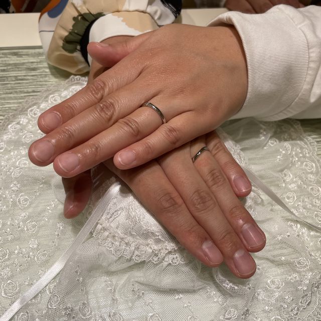 【TRECENTI(トレセンテ)の口コミ】 デザインと付け心地がぴったりで、ダイヤの大きさも選べたので納得いくデ…