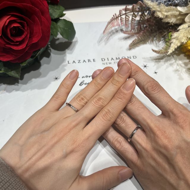 【ラザール ダイヤモンド(LAZARE DIAMOND)の口コミ】 指輪のデザイン、世界三大ダイヤモンドブランドであることなどがきっかけ…