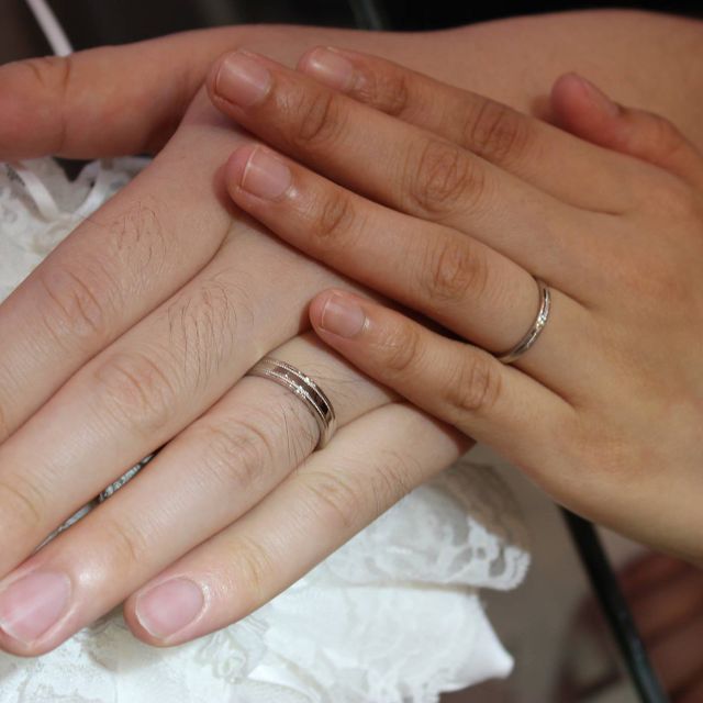 【JewelMIKI(ジュエルミキ)の口コミ】 二人で話して、「やっぱり結婚指輪は毎日使いたいよね」ということになり…