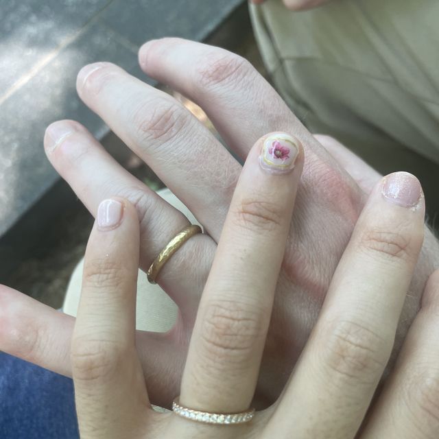 【Cayof(カヨフ)の口コミ】 オーダーメイドできるデザインがとても気に入りました。リング幅から色、…