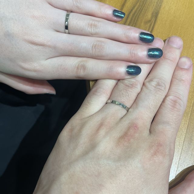 【BRILLIANCE+(ブリリアンスプラス)の口コミ】 シンプルでおしゃれ、でも人と被りにくいデザインの結婚指環を探していま…