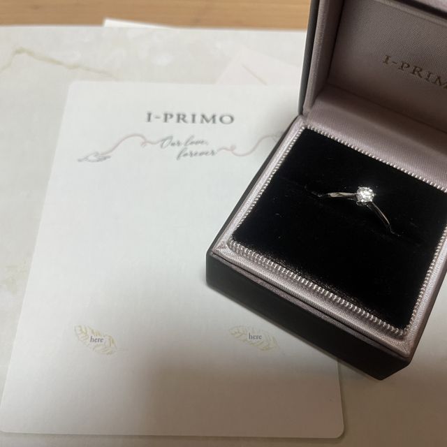 【アイプリモ(I-PRIMO)の口コミ】 お店の雰囲気や接客が良く自分の誕生日と同じCaratのダイヤモンドを見つけ…