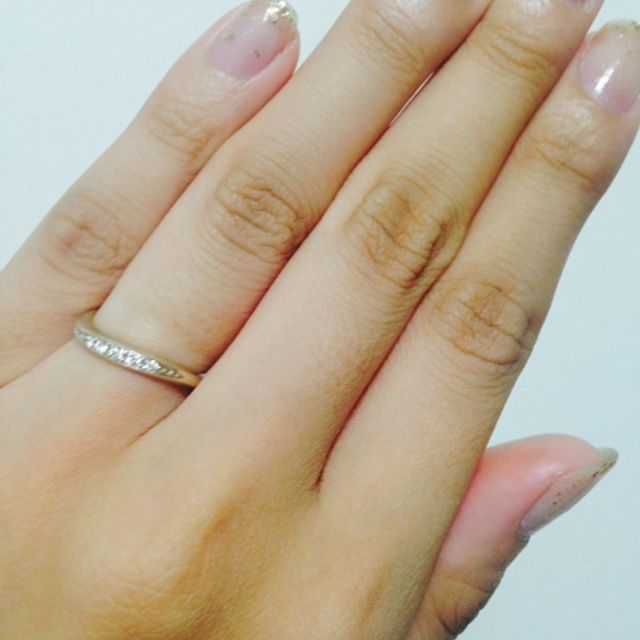 【杢目金屋(もくめがねや)の口コミ】 婚約指輪を選ぶときに、桜が大好きな私が一目惚れで決めた『杢目金屋』さ…