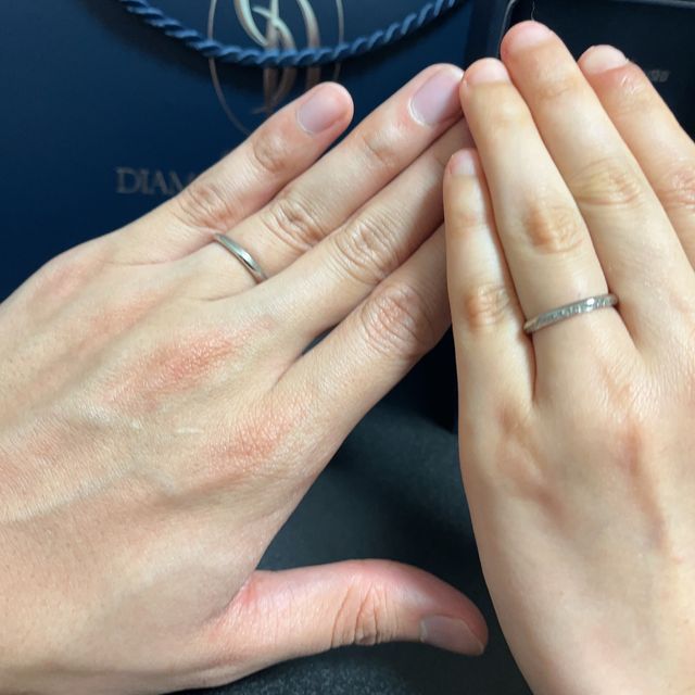 【銀座ダイヤモンドシライシの口コミ】 ふたりとも特に分からずにお店を探していたら銀座ダイヤモンドシライシさ…