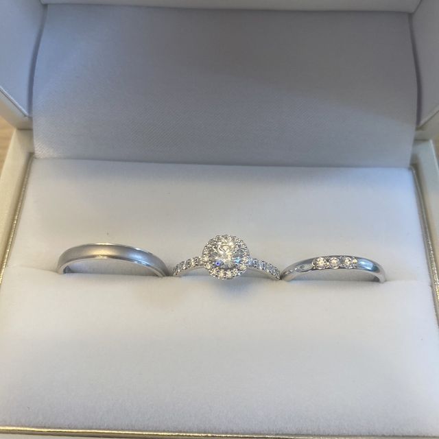 【宝寿堂(ほうじゅどう)の口コミ】 指輪を指につけた時に、できる限り華やかな印象になるデザインにしたくて…