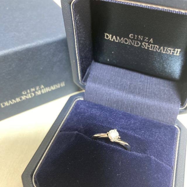 【銀座ダイヤモンドシライシの口コミ】 シンプルな婚約指輪を探していました。なぜなら冠婚葬祭の時しか付けられ…