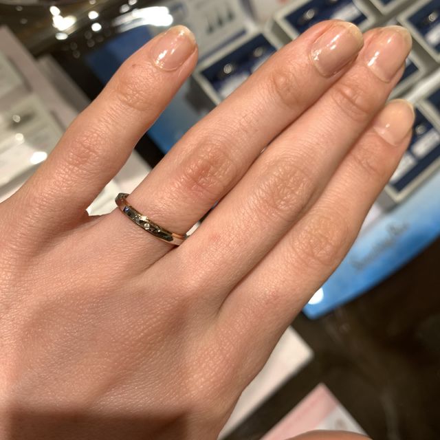 【Petit Marie(プチマリエ)の口コミ】 地元のジュエリーショップで、旦那も私も気に入ったデザインのものがあり…