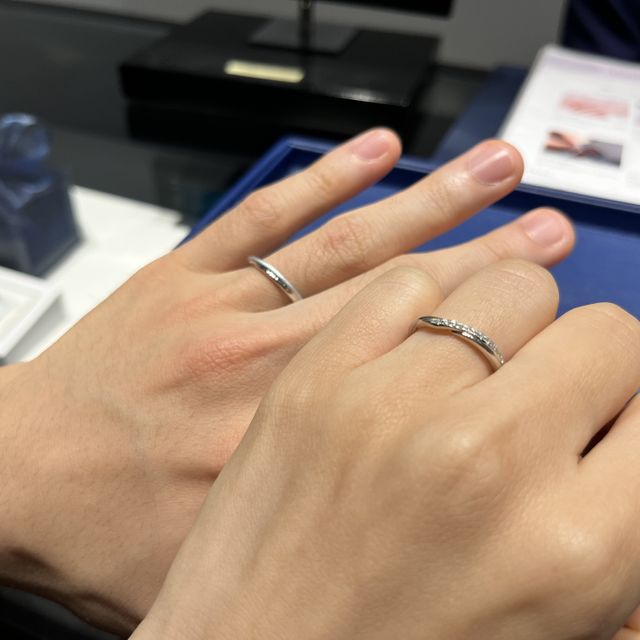 【銀座ダイヤモンドシライシの口コミ】 ダイヤモンドの品質にこだわられており、ハートキューピットダイヤモンド…