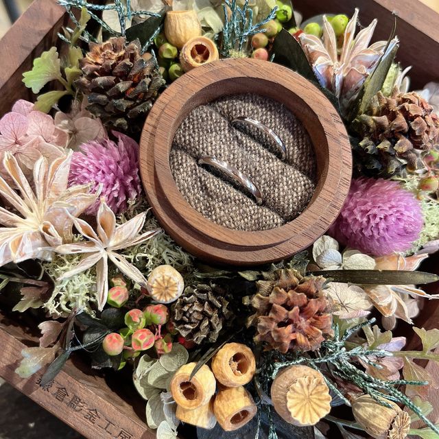 【鎌倉彫金工房の口コミ】 ブランドに拘りが無かったのと、思い出を作りたいという理由から、結婚指…