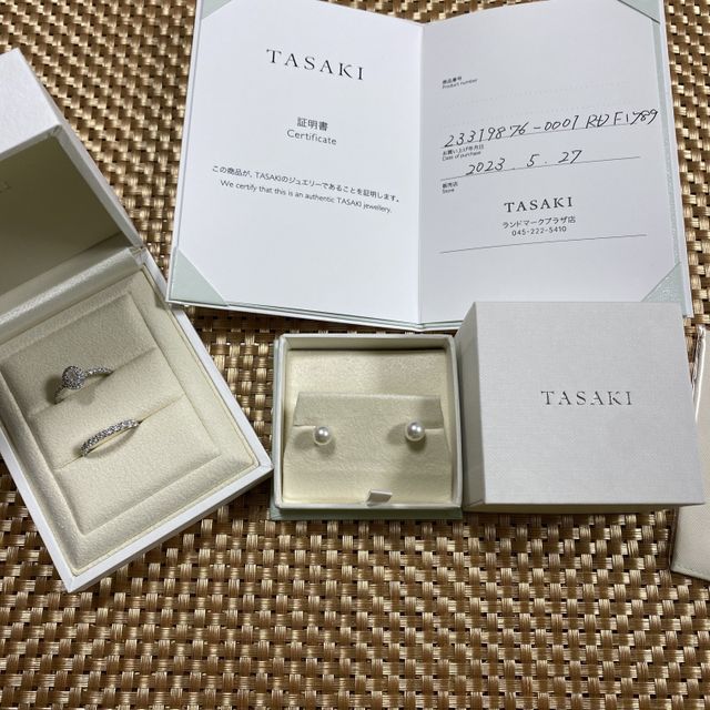 【TASAKI(タサキ)の口コミ】 結婚指輪はエタニティ、リング幅2.5mm以上、総カラット0.5ct.以上希望して…