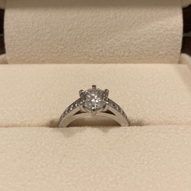 【TANZO.(鍛造指輪)の口コミ】 旦那さんから貰ったダイアモンドを指輪にしたく、結婚指輪と同時に注文し…