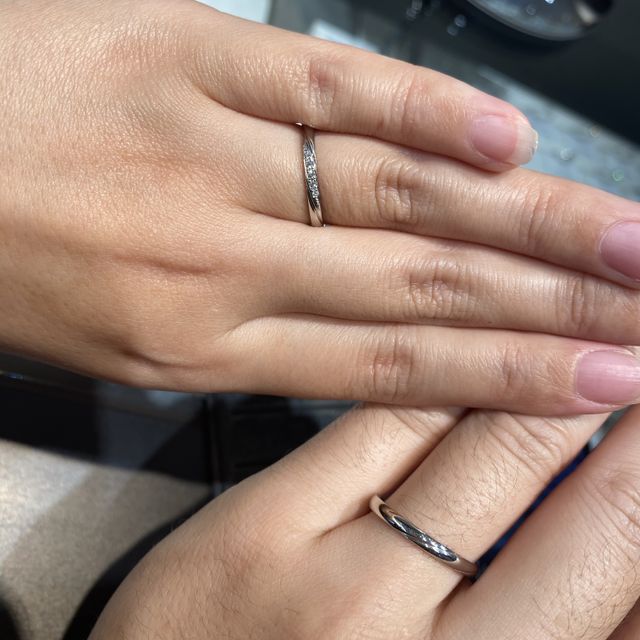 【銀座ダイヤモンドシライシの口コミ】 指輪のデザインや指輪をはめたときの指あたりの良さ、接客対応の良さなど…