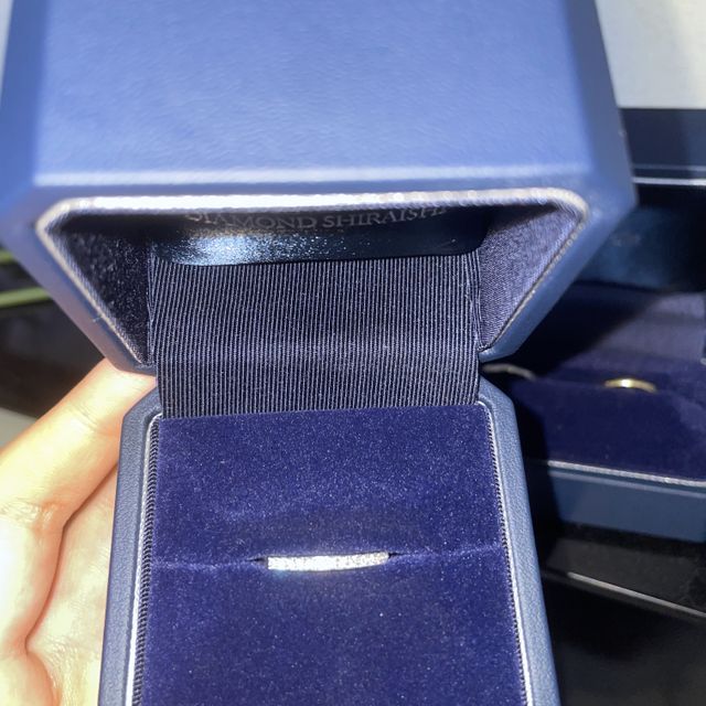 【銀座ダイヤモンドシライシの口コミ】 もともとせっかくならと普段使いが出来るハーフエタニティーを探していま…