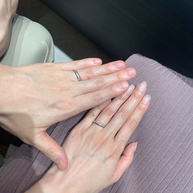 【アイプリモ(I-PRIMO)の口コミ】 シンプルで、派手なダイヤは苦手という要望にあったデザインをご提案いた…