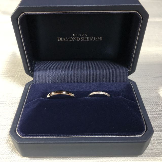 【銀座ダイヤモンドシライシの口コミ】 手が全体的に小さく、指も短いため、太めの指輪だと余計に指が短く見える…