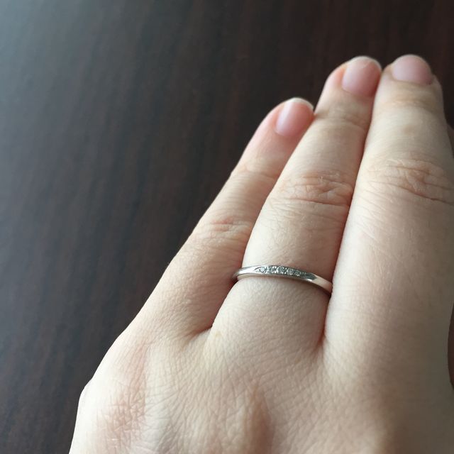 【RosettE(ロゼット)の口コミ】 指輪を今までつける習慣がなく、スタッフの方にアドバイスしていただきな…