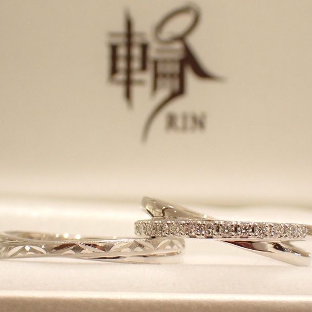 【輪-RIN-の口コミ】 2人でこの指輪に惹かれたのがこの指輪の決め手です！
10種類は見たのです…