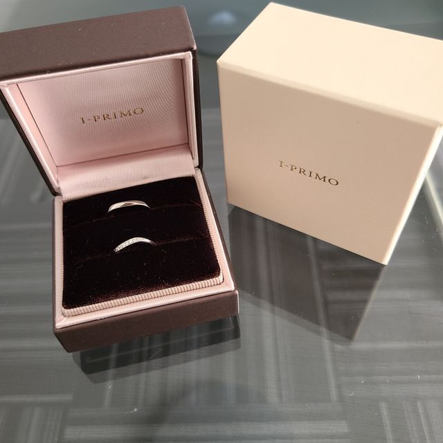 【アイプリモ(I-PRIMO)の口コミ】 ハート&キューピットのダイヤモンドの輝きが一番の決め手でした！それ…