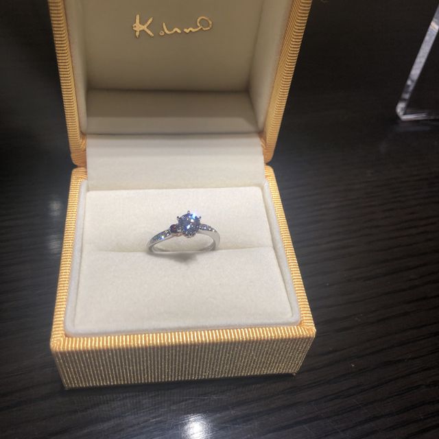 【ケイウノ ブライダル(K.UNO BRIDAL)の口コミ】 ケイウノのフルオーダージュエリーがとても素敵で、指輪は絶対ここで購入…