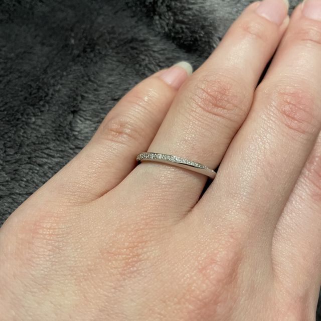 【カオキ　ダイヤモンド専門卸直営店の口コミ】 フルエタニティに憧れがありましたが、どこへ行ってもやはりお高い&hellip…