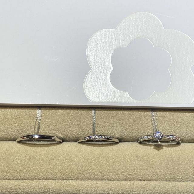 【TRECENTI(トレセンテ)の口コミ】 希望した婚約指輪の華やかなデザインがとても綺麗だったのとそれに合わせ…