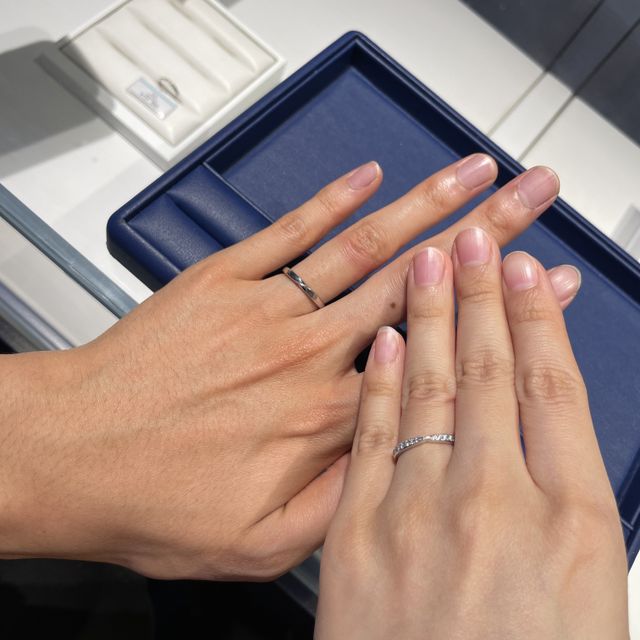 【銀座ダイヤモンドシライシの口コミ】 一目惚れのデザインの指輪に出会って、それ以外の指輪と比較した結果、や…